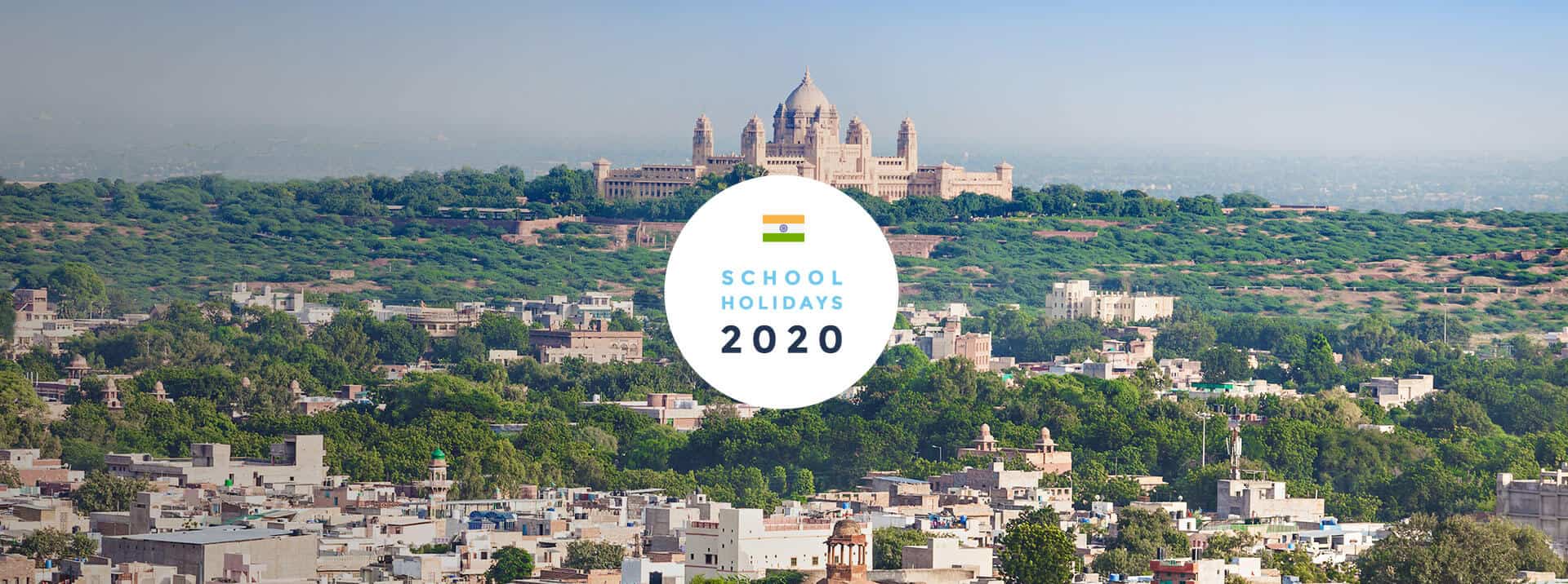 Schulferien in Indien im Jahr 2020
