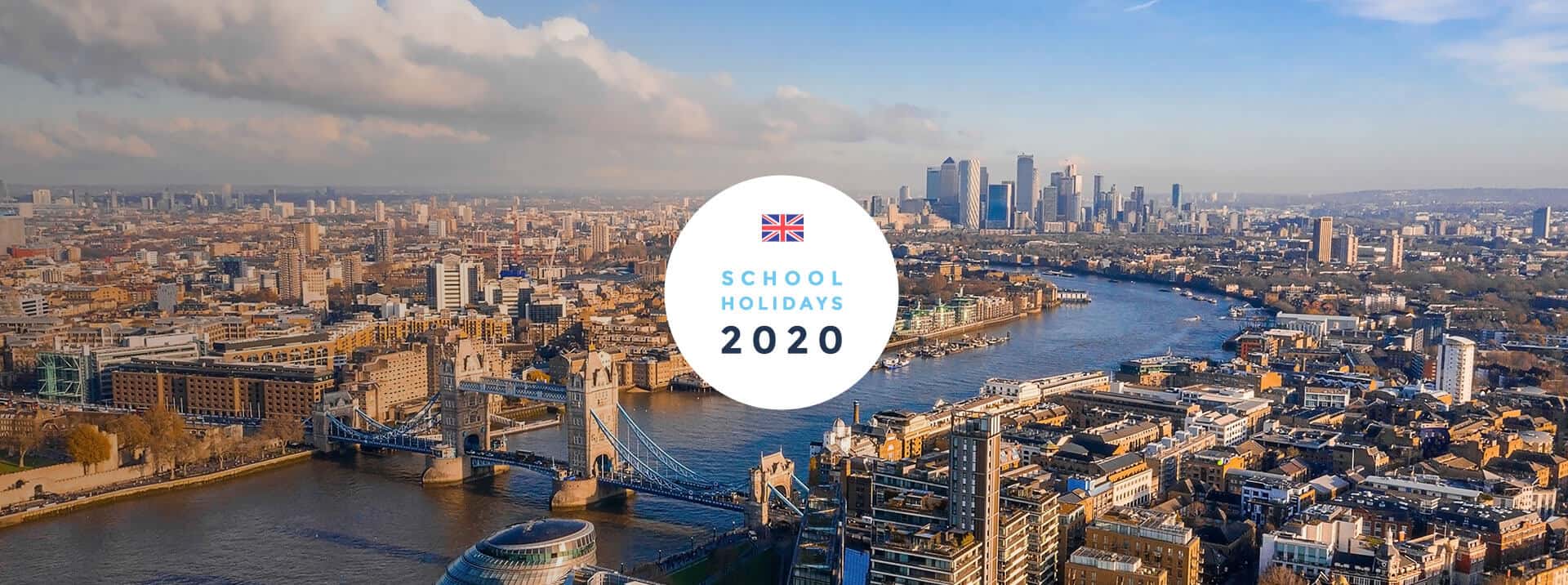 2020 年英国学校假期